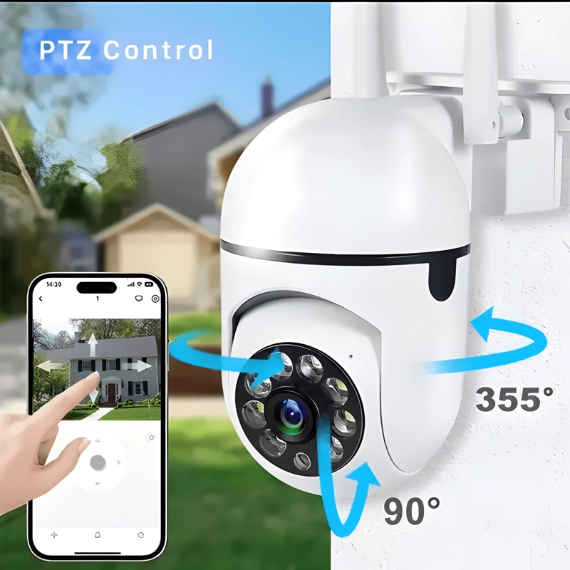 CAMARA DOMO ROTATIVA 360° HD 1080P PARA SEGURIDAD INTERIOR - 2