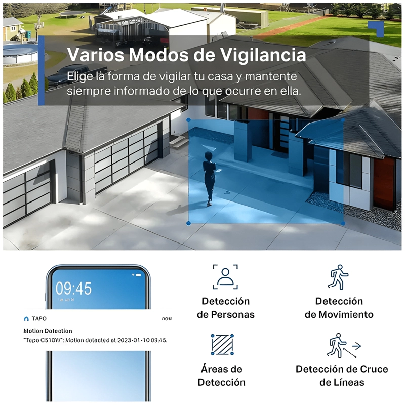 CAMARA DE SEGURIDAD TP-LINK TAPO EXTERIOR CON MOVIMIENTO - 3