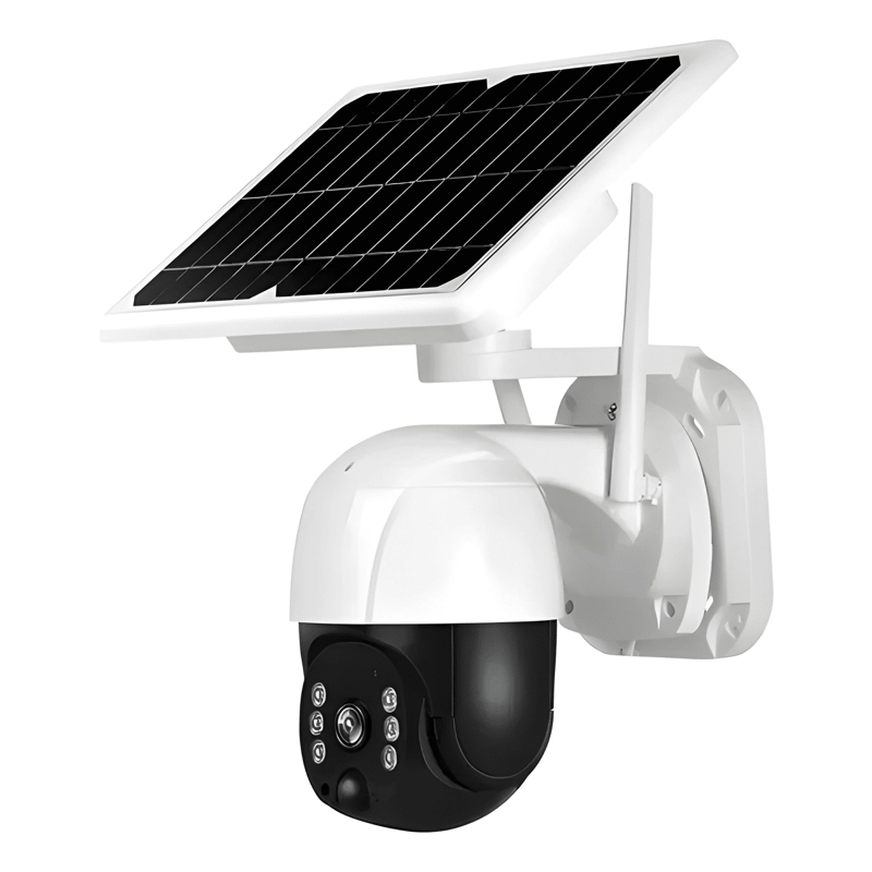 CAMARA ROBOT IP67 SOLAR 1080P TIPO DOMO SOLAR WIFI BLANCO - 3