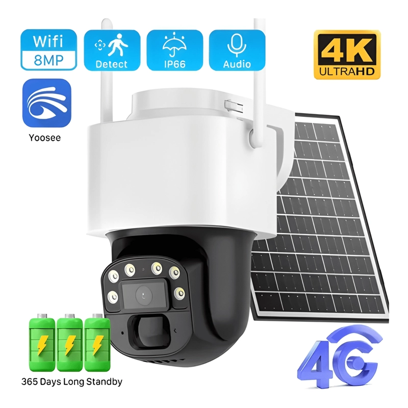CAMARA IP SOLAR SIM 4G INTEGRADO. 8 MP. SATELITAL - 2
