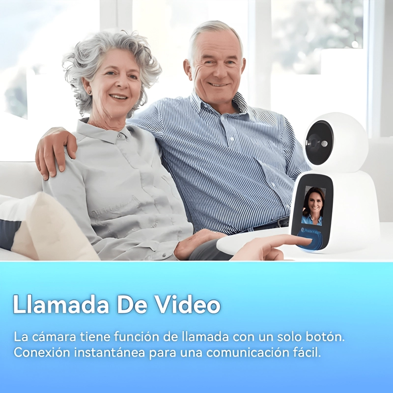VIDEO MONITOR CAMARA SEGURIDAD WIFI INTERIOR 5MP BLANCO - 4