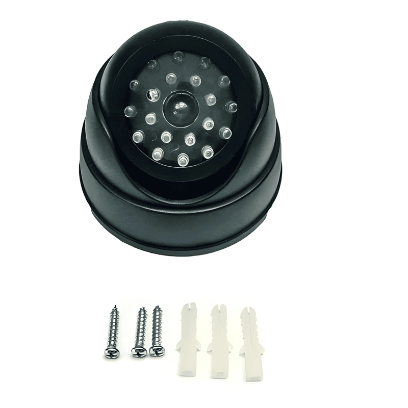 CAMARA VIGILANCIA FALSA DUMMY CON LUZ LED INTERMITENTE - 3
