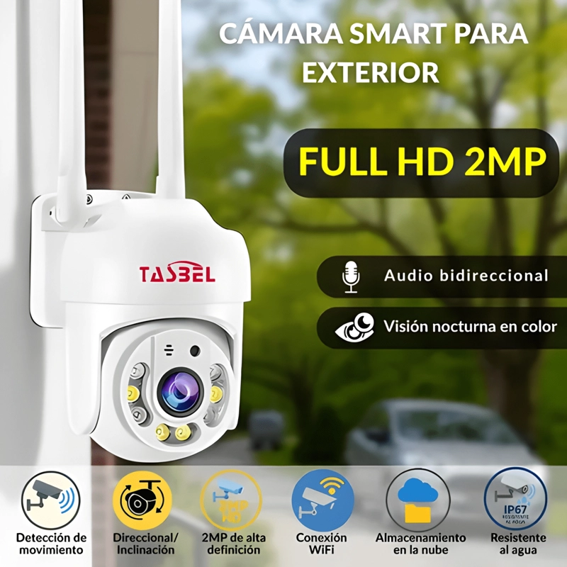 PACK X2 CAMARA DE SEGURIDAD IP WIFI EXTERIOR 1080P HD - 4