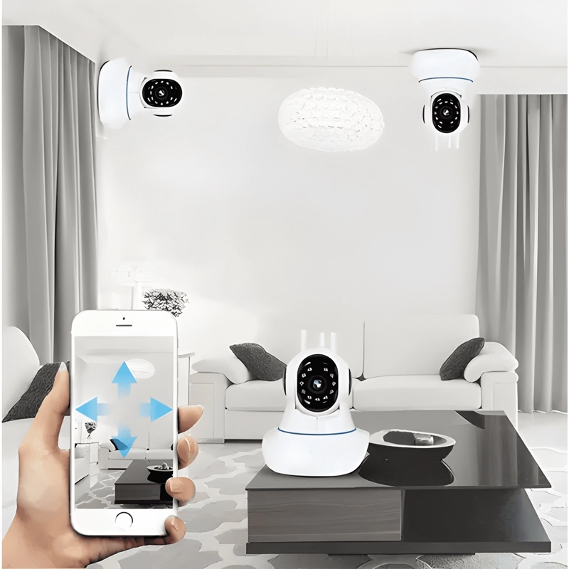 CAMARA IP WIFI 360 HD1080 DE SEGURIDAD VISION INALAMABRICA - 3