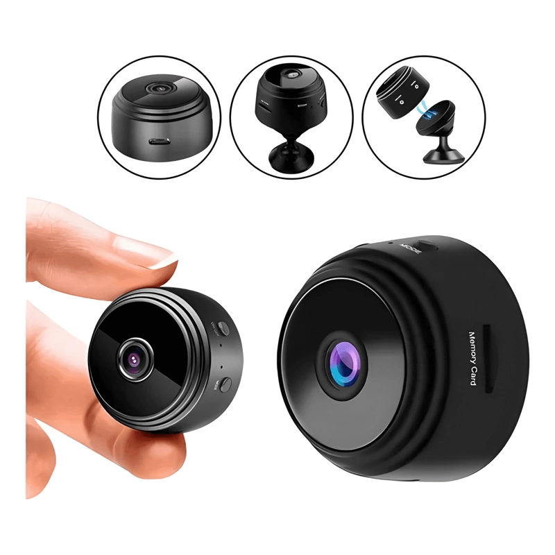 CAMARA ESPIA A9 MINI WIFI DE VISION NOCTURNA CON NEGRO - 2