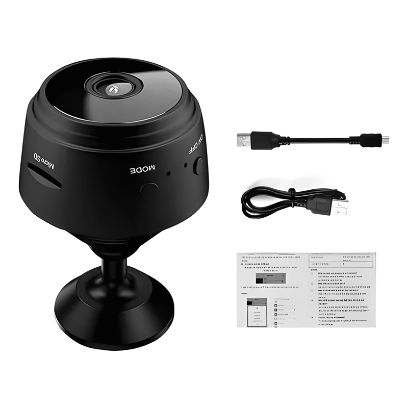 CAMARA ESPIA A9 MINI WIFI DE VISION NOCTURNA CON NEGRO - 3