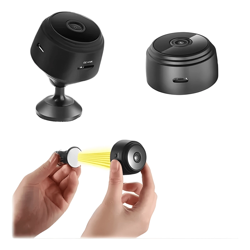CAMARA ESPIA A9 MINI WIFI DE VISION NOCTURNA CON NEGRO - 4