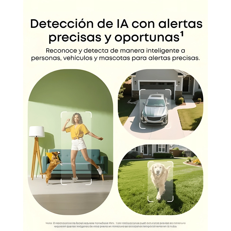 CAMARA DE SEGURIDAD EUFY C35, VISION NOCTURNA A COLOR,ALTA - 1