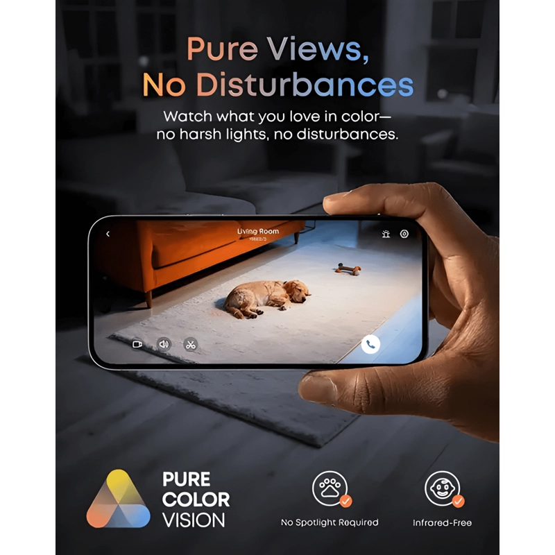 CAMARA DE SEGURIDAD EUFY C35, VISION NOCTURNA A COLOR,ALTA - 3