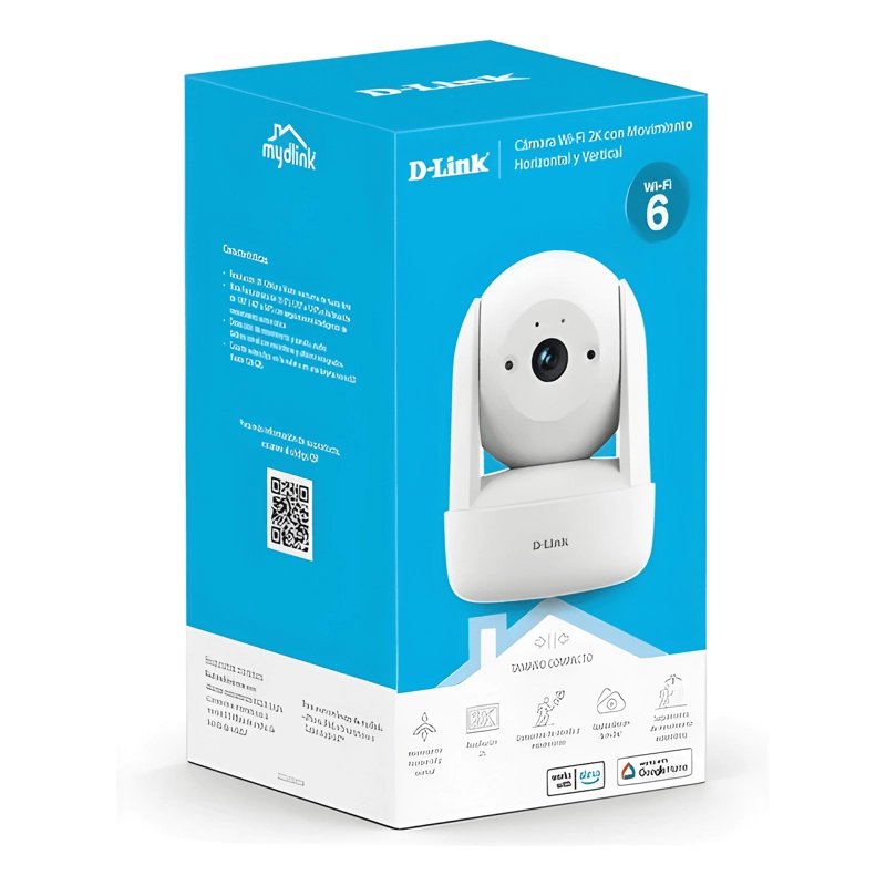 CAMARA DE SEGURIDAD D-LINK WI-FI 2K CON MOVIMIENTO BLANCO - 4