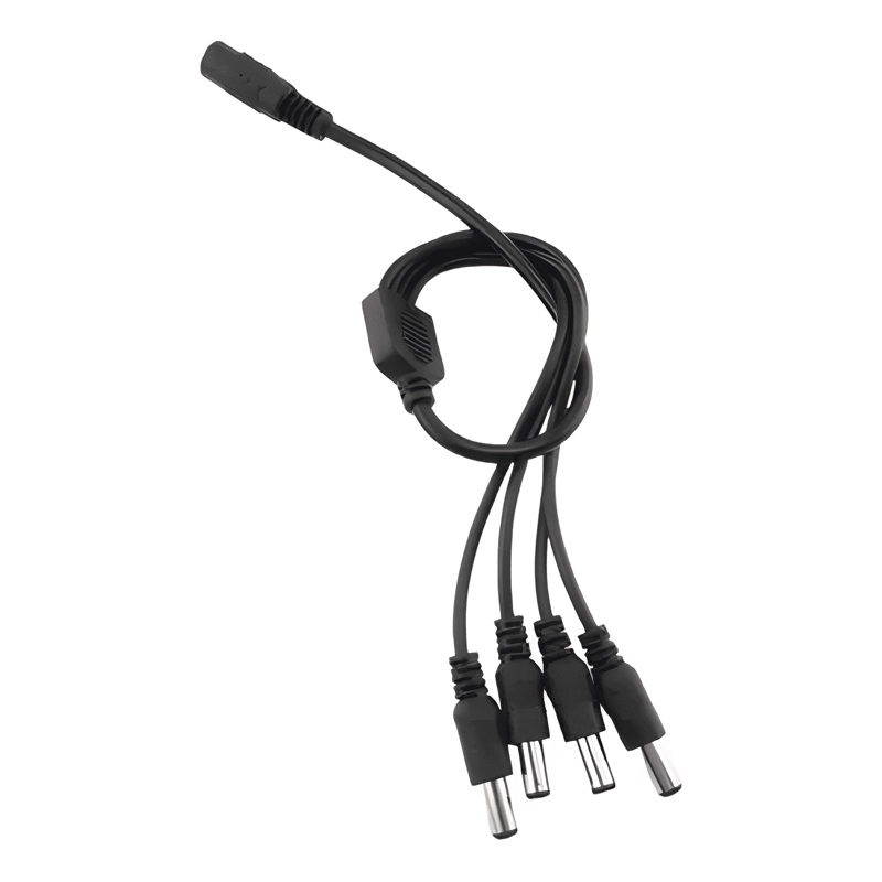 CABLE PODER CCTV SPLITER 4 SALIDAS PARA CAMARAS PLUS - 1