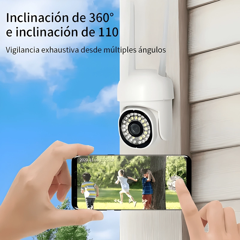 CAMARA SUPERCENTER HOGAR WIFI HD 1080P PTZ 2 UNIDADES II II - 1