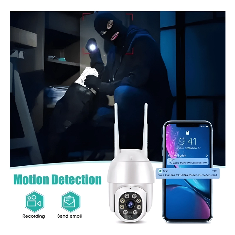 CAMARA IP WIFI EXTERIOR 1080P INALAMBRICA HD - 2