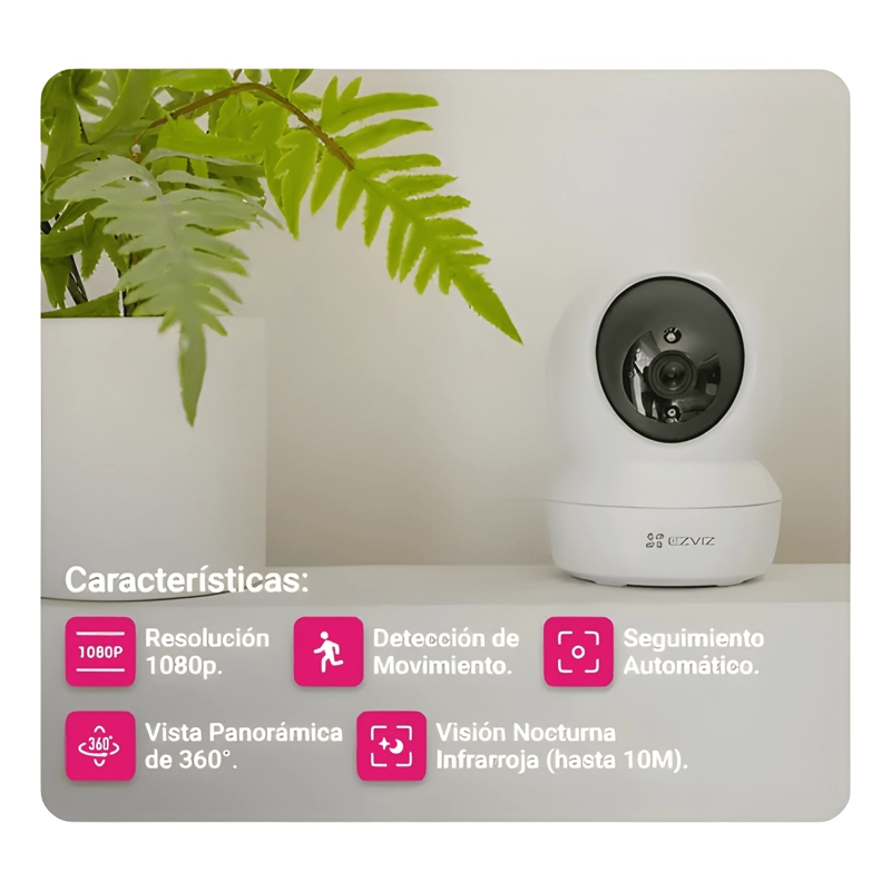 CAMARA DE SEGURIDAD DOMO EZVIZ H6C BLANCO - 4