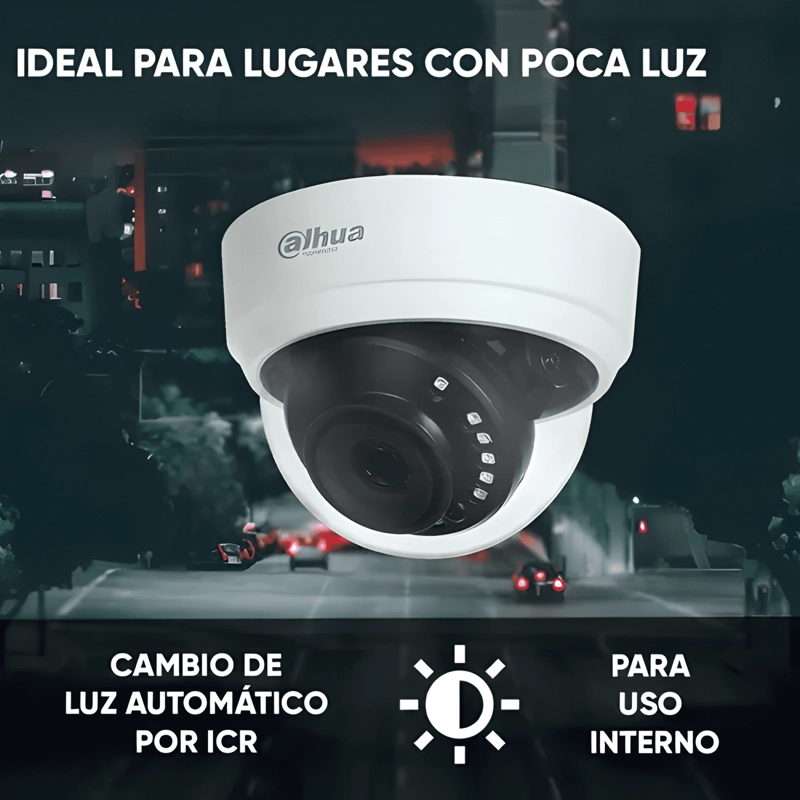 CAMARA DOMO DAHUA COOPER D1A2128 HDCVI 1080P IR 20 MTS FRT - 3