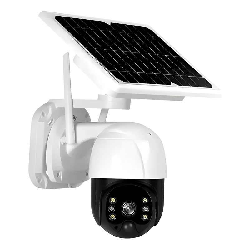 CAMARA IP SOLAR SEGURIDAD WIFI EXTERIOR HD 1080P BLANCO - 1