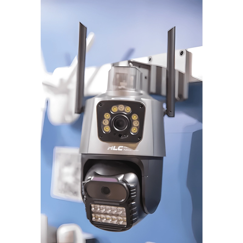 CAMARA DOMO WIFI DOBLE LENTE FULL HD CON ALARMA SEGUIMIENTO - 1