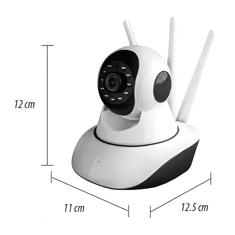 PACK 2 CAMARA IP 3 ANTENAS WIFI NOCTURNA 360 MOTORIZADA - 1