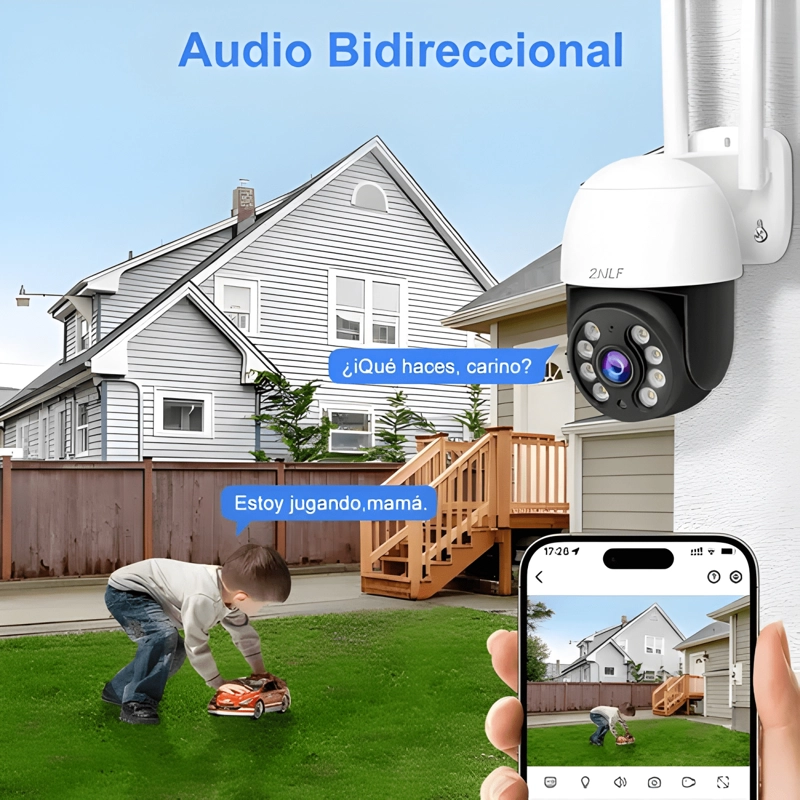 2NLF CAMARA DE SEGURIDAD EXTERIOR WIFI IP 360 PRO - 2