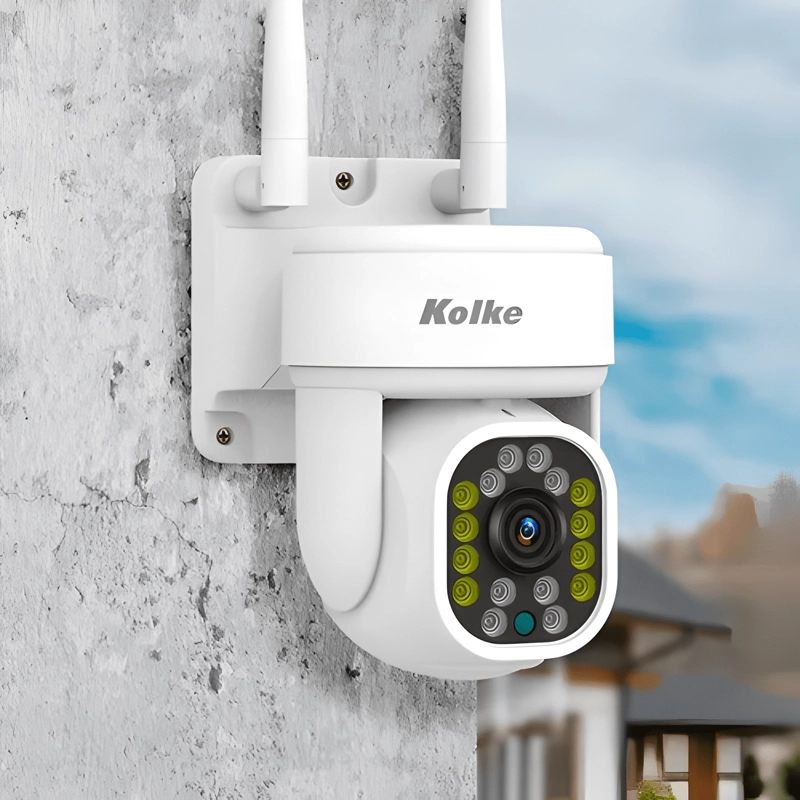 CAMARA DE SEGURIDAD KOLKE WIFI IP EXTERIOR 5G 2.4G ALARMA - 4