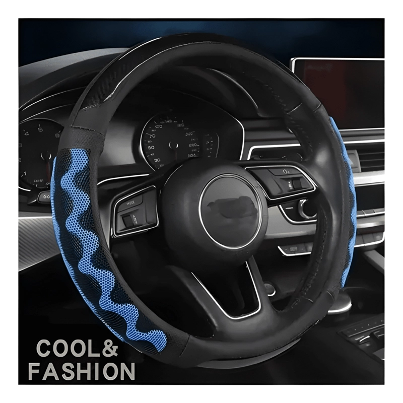 FUNDA CUBRE AUTO VOLANTE ANTIDESLIZANTE TRANSPIRABLE PRO - 1