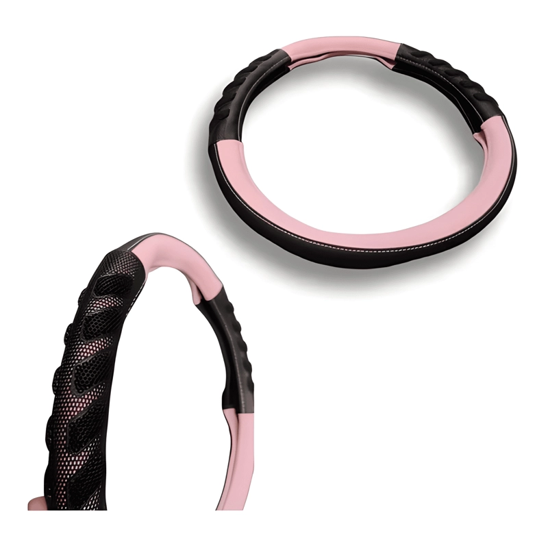 FUNDA CUBRE VOLANTE FEMENINA ECO CUERO GOMA ANTIDESLIZANTE - 2