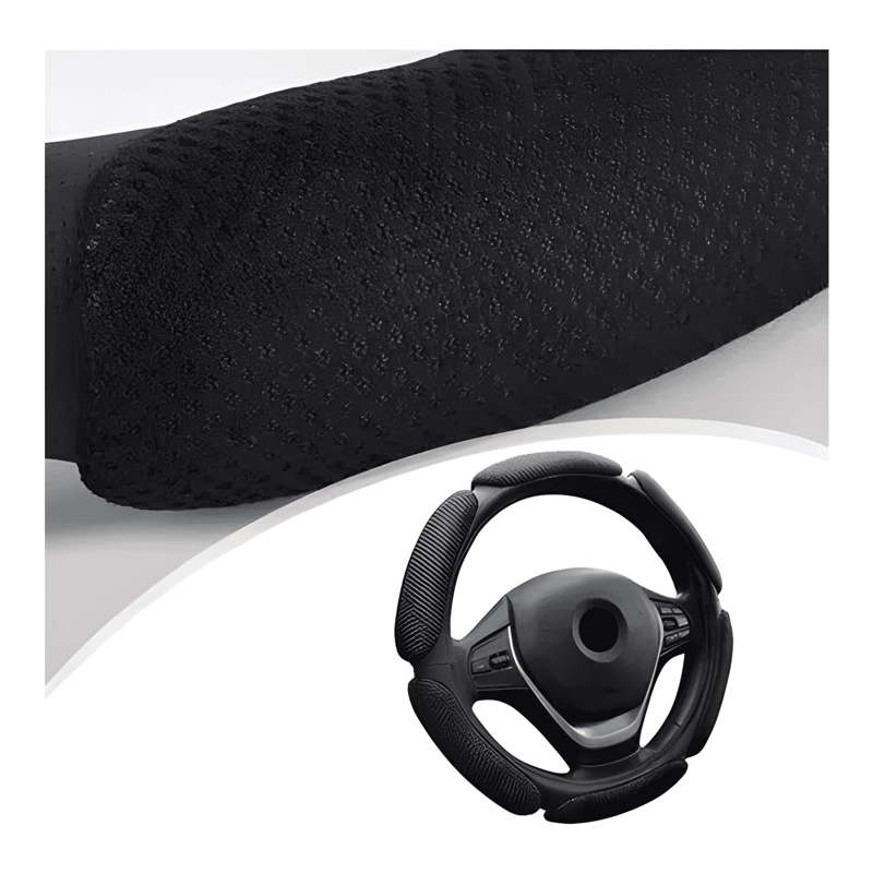 FUNDA CUBRE VOLANTE UNIVERSAL 3D ACOLCHADO ANTIDESLIZANTE - 1