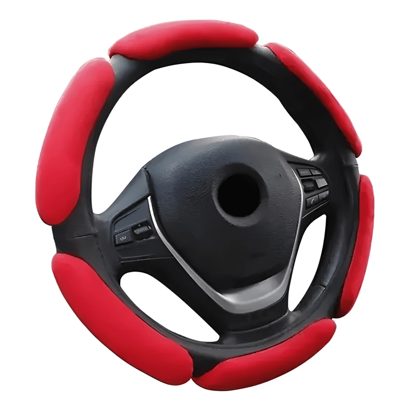 FUNDA CUBRE VOLANTE AUTO ANTIDESLIZANTE TRANSPIRABLE MOD2 - 4