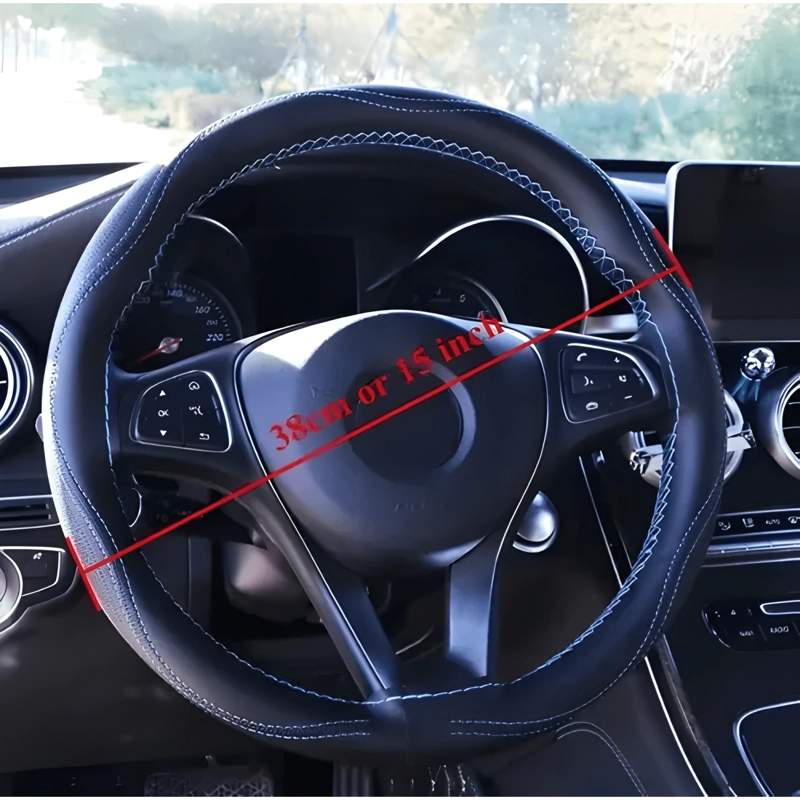 FUNDA PARA VOLANTE CON AGUJERO COMPLETO PARA COSER MANO - 4