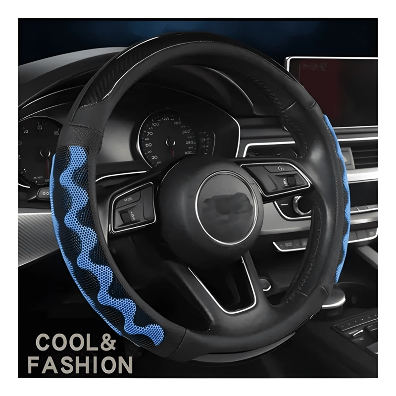 FUNDA CUBRE AUTO VOLANTE ANTIDESLIZANTE TRANSPIRABLE PLUS - 4