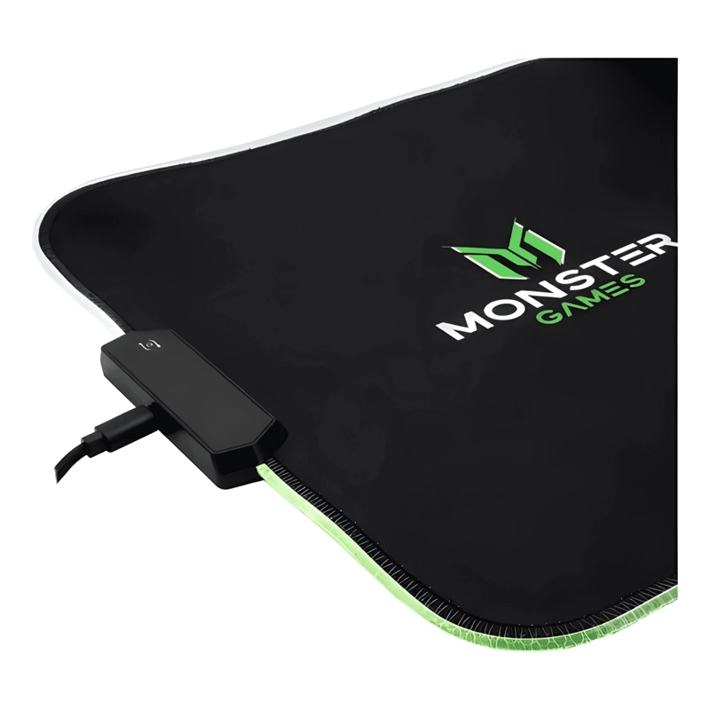 PAD MOUSE RGB MONSTER XTREME XL 80CM X 30CM NEGRO - 1