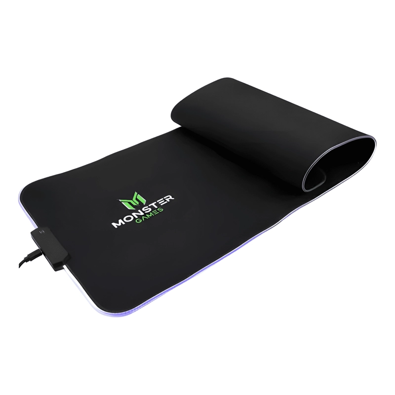 PAD MOUSE RGB MONSTER XTREME XL 80CM X 30CM NEGRO - 2