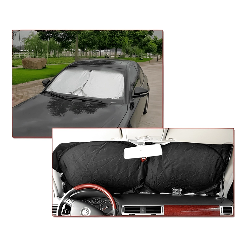 CUBRE PARABRISAS AUTO, PARASOL CON PROTECCION UV PRO - 4