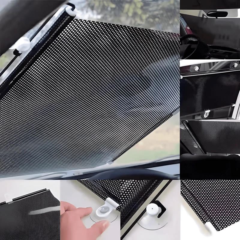 QUITASOL RETRACTIL PARASOL ENROLLABLE PARABRISAS AUTO 45X125 - 3