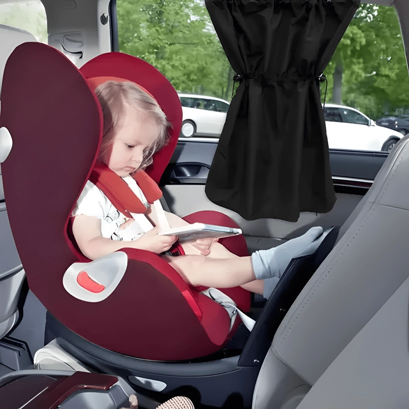 PACK X2 PARASOL TODO VEHICULO RETRACTIL TAPA SOL MINI - 4