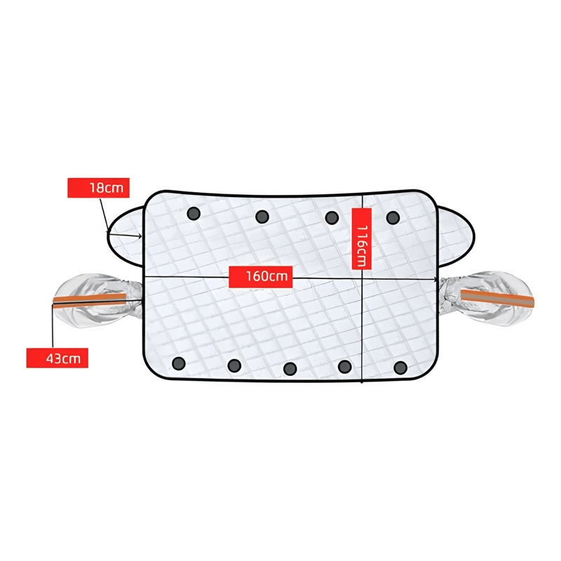 FUNDA PROTECTORA SOL Y NIEVE CUBREPARABRISAS PARA LITE - 1
