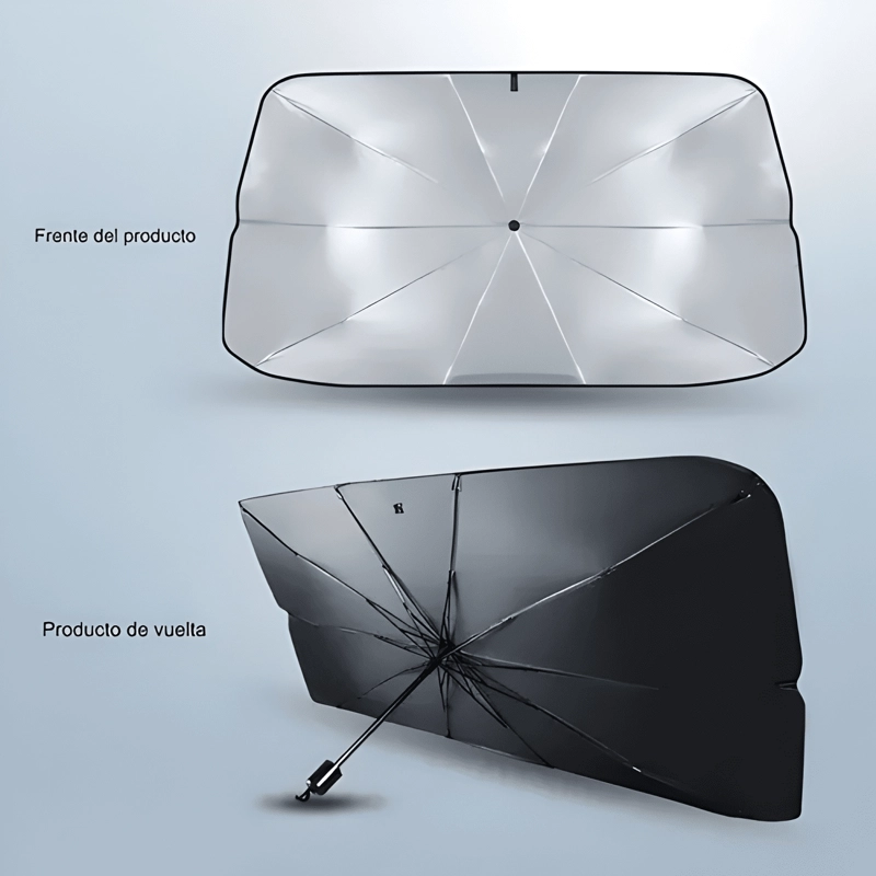 QUITASOL PARASOL PARABRISAS DE AUTO TIPO SOMBRILLA CUBRE MAX - 4