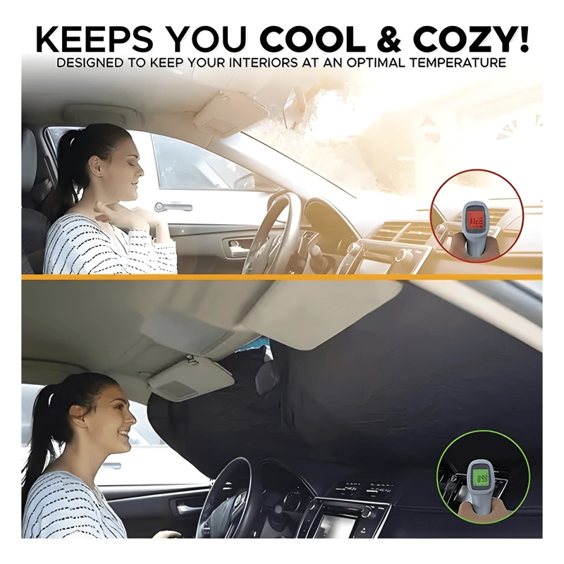 PARASOL PLEGABLE TAPASOL UV PARA PARABRISA AUTO CON ESTUCHE - 2