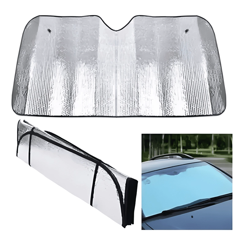 PARASOL TAPASOL DE AUTO CAMION PARABRISA METALIZADO 140X70 - 1