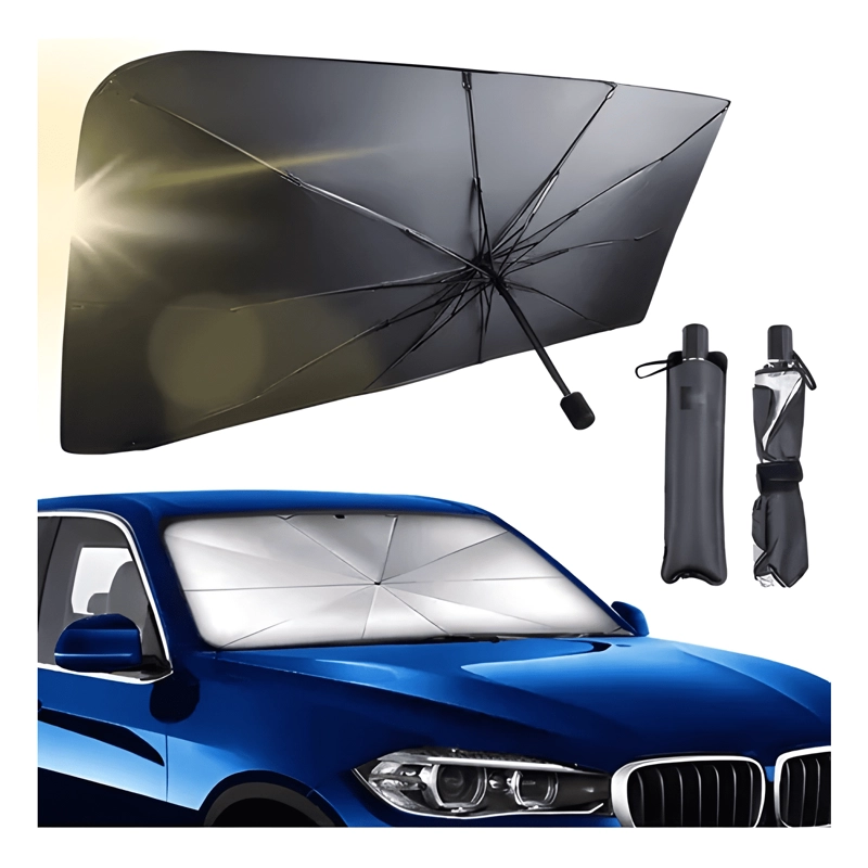 QUITASOL AUTO PROTECTOR SOLAR SOMBRILLA PLEGABLE 150X80 CM - 1