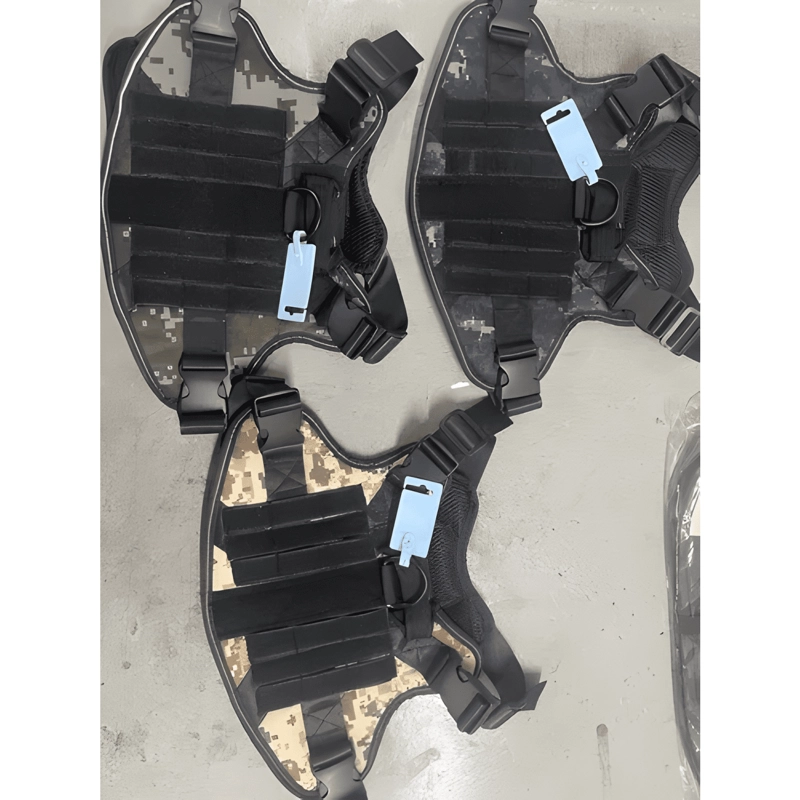 ARNE S TACTICO AJUSTABLE PIXELADO PARA PERROS ANTI TIRONES - 2