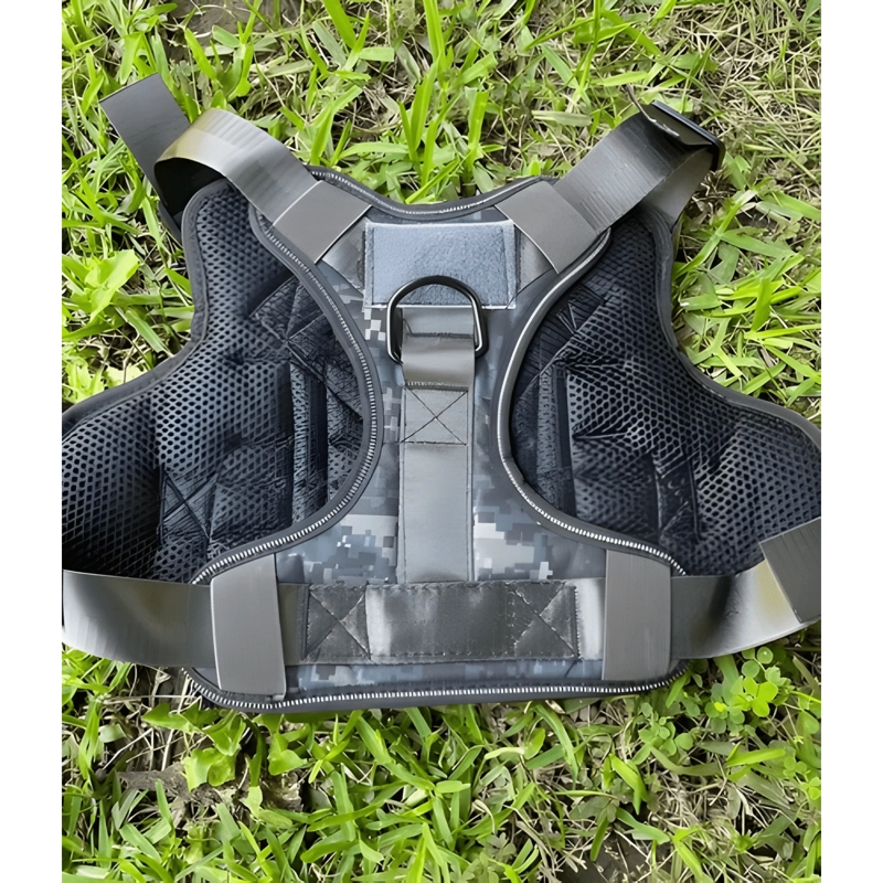 ARNE S TACTICO AJUSTABLE PIXELADO PARA PERROS ANTI TIRONES - 4