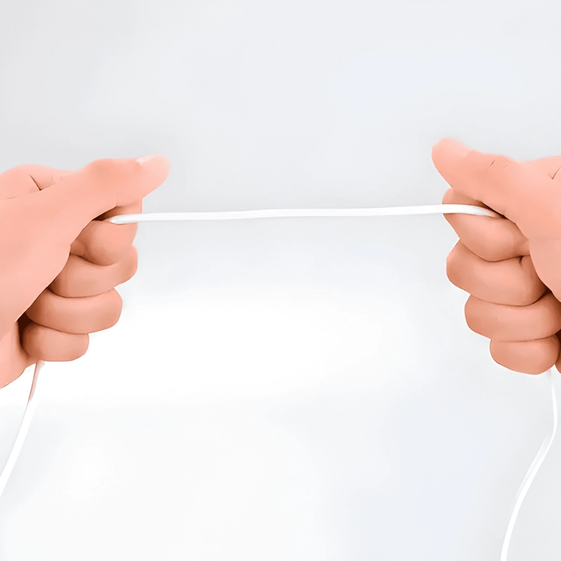CABLE USB A IP HOCO X1 CARGA RAPIDA Y DURABILIDAD BLANCO - 3
