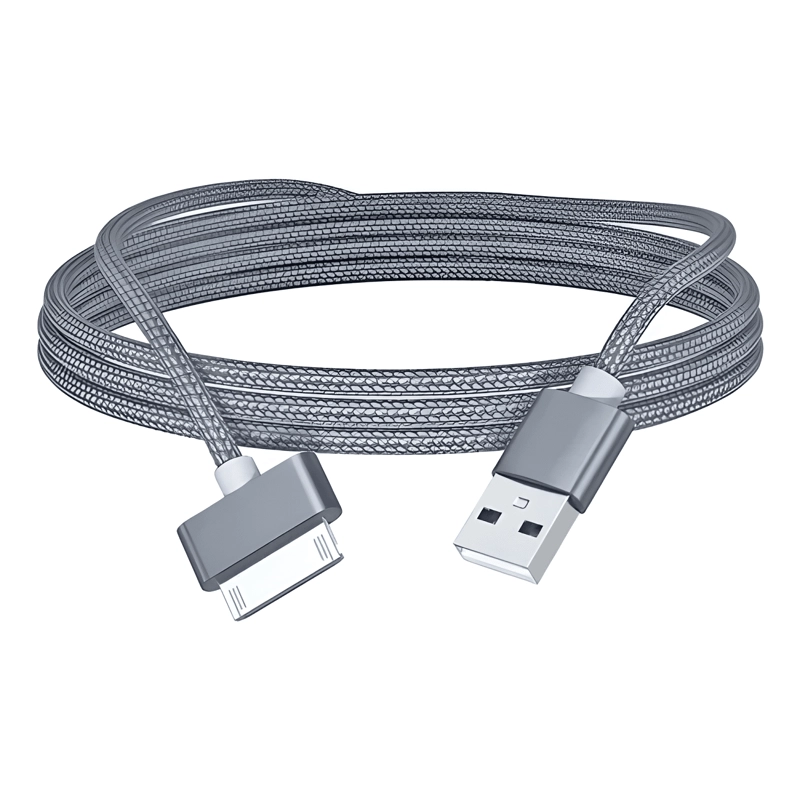 CABLE COMPATIBLE CON IPHONE 4S 4 IPAD 1 2 3 IPOD TRENSADO - 3