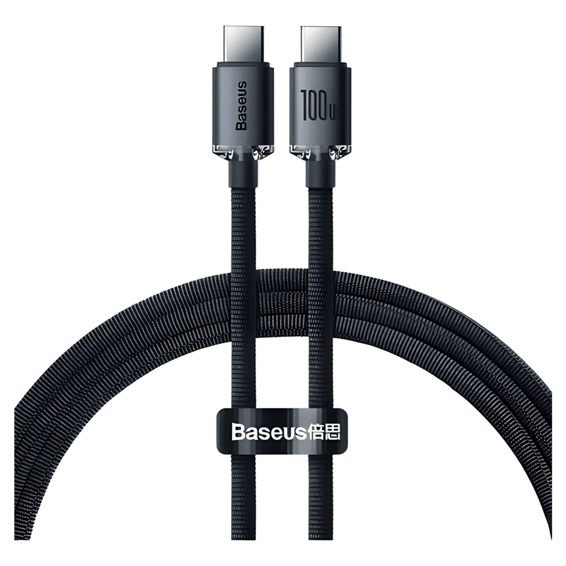 CABLE TIPO C A C DE CARGA RAPIDA 100W 1.2M EPA NEGRO - 1