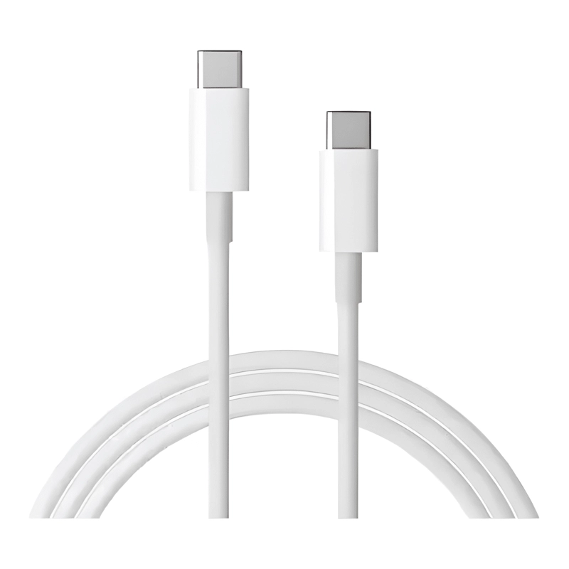 GENÉRICO CABLE TIPO C A TIPO C CARGA RAPIDA FAST CHARGE 2M BLANCO