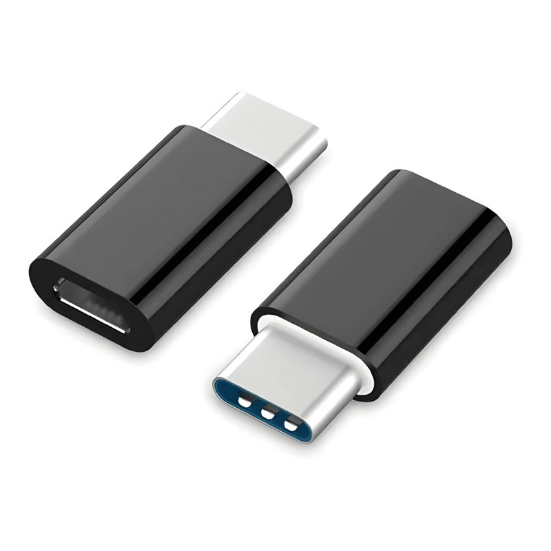 ADAPTADOR MICRO USB- V8 HEMBRA A TIPO C MACHO - 1