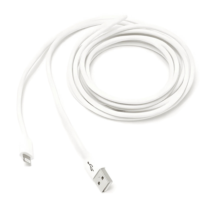 GENÉRICO CABLE LIGHTNING USB 3M ONE FOR ALL COMPATIBLE IPHONE BLANCO