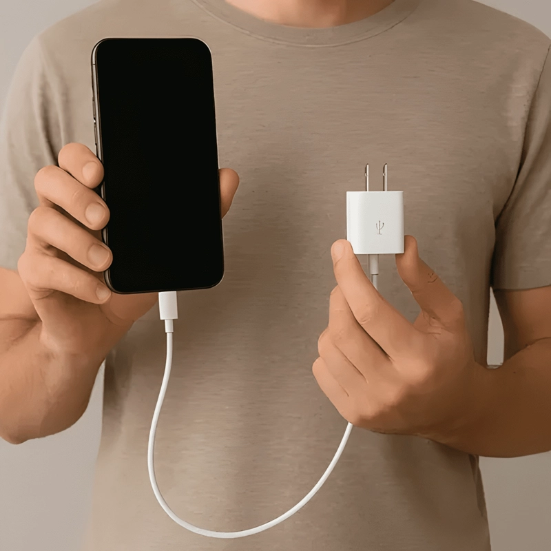 CABLE USB CARGA RAPIDA PARA IPHONE LIGHTNING 1MT - 2