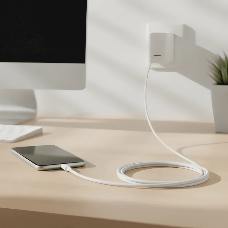 CABLE USB CARGA RAPIDA PARA IPHONE LIGHTNING 1MT - 4